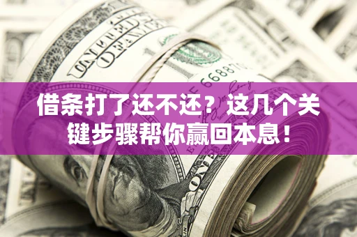 北京借条打了还不还？这几个关键步骤帮你赢回本息！