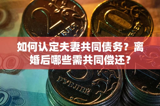 北京如何认定夫妻共同债务？离婚后哪些需共同偿还？
